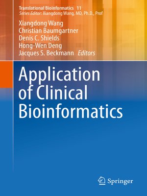 cover image of Application of Clinical Bioinformatics